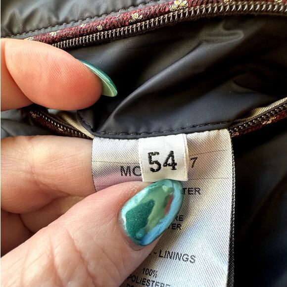 Waterville Navy Puffer Wool Trim Men Luxury Jacket Size 54 (US XL) Quilted Italy - Picture 15 of 15